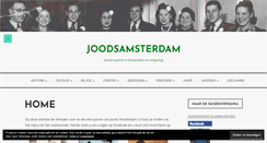 Desktop Screenshot of joodsamsterdam.nl